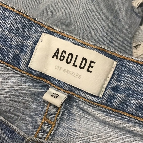 AGOLDE Jamie High Rise Classic Button Fly Jean Size 23. - Picture 13 of 15